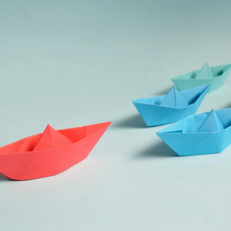 Paper boats